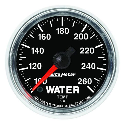 Auto meter 3855 gs; electric water temperature gauge