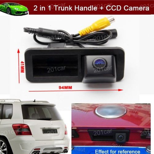 2 in 1 car trunk handle +ccd reverse parking camera for range rover freelander 2
