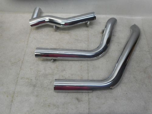 Harley 00-06 softail flstf fxstd shotgun heat shields, three total.