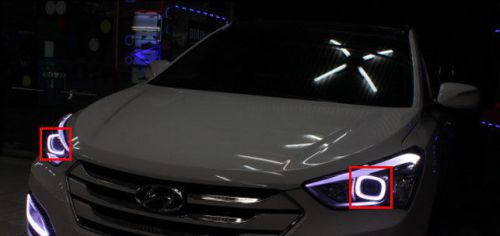 [kspeed] led circle eye modules diy kit for hyundai 2012-2013 santafe dm