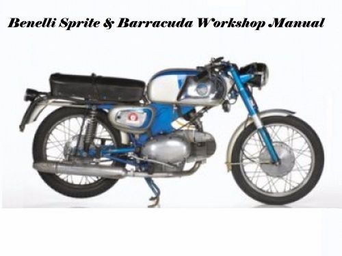 Benelli wards barracuda sprite service &amp; parts manuals for 125 &amp; 250 motorcycles