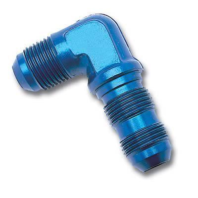 Russell 661260 fitting adapter 90 degree bulkhead -8 an aluminum blue each