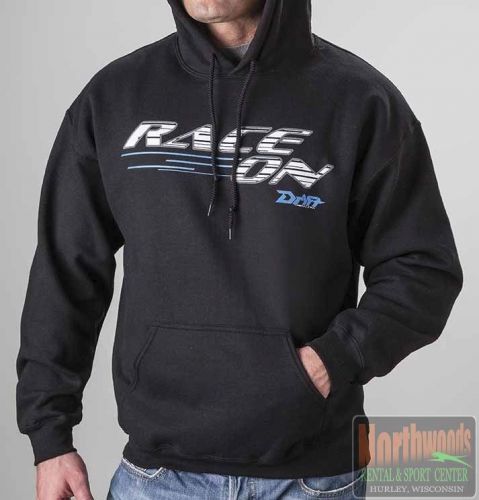 Drift racing men&#039;s race on hoodie / sweatshirt - black 5255-60*