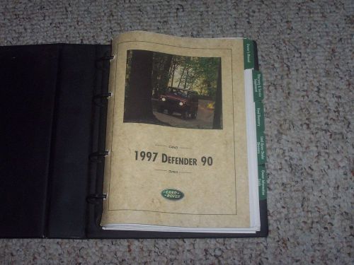 1997 land rover defender 90 factory original owner&#039;s owners user manual 4.0l v8