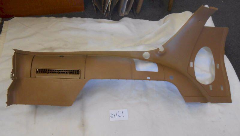 82-92 camaro rear interior trim panel with glove box - tan - lh driver side 