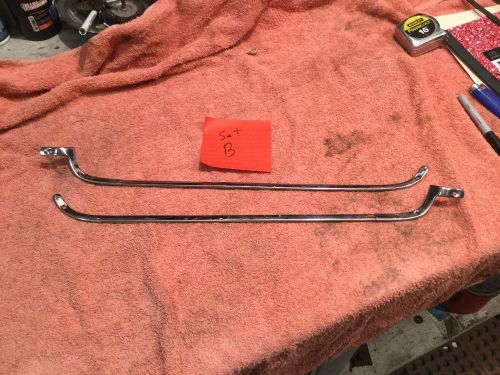 1964 1/2 1965 ford mustang under dash trim stainless steel 4 pcs