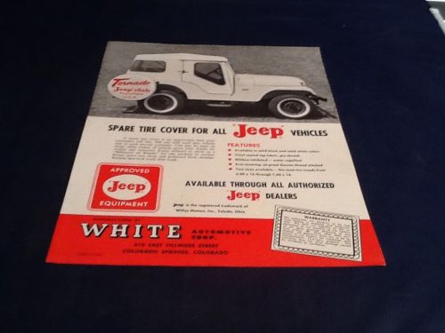 Spare tire cover for all jeep vehicles ad