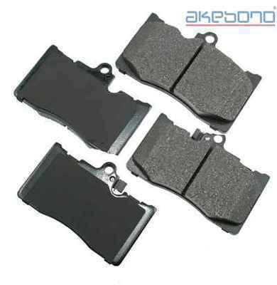 Akebono act1118 brake pad or shoe, front-proact ultra premium ceramic pads