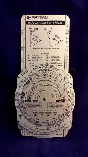 Vtg e6-b9 flight computer apr 1973 aero products free shipping!!!