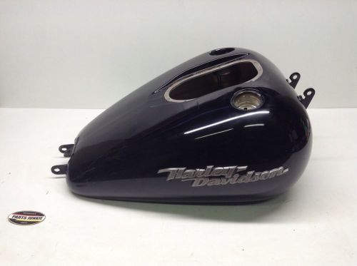 Harley davidson gas fuel tank vivid black dyna fxdb street bob