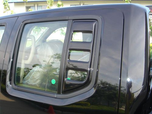 Side window guard for nissan navara d40 2005 - 2013