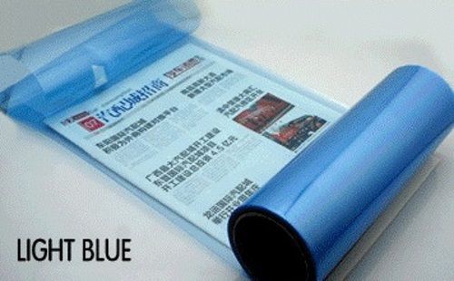 High quality light blue headlight taillight tint vinyl film sticker 12&#034;x39&#034; 2015