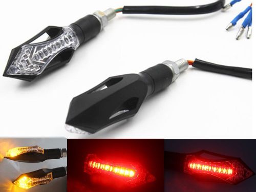 Led turn signal light indicator running brake tail light motorcycles dirt bike