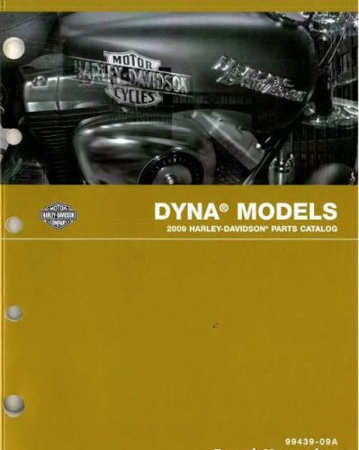 Harley dyna parts catalog 2009 99439-09