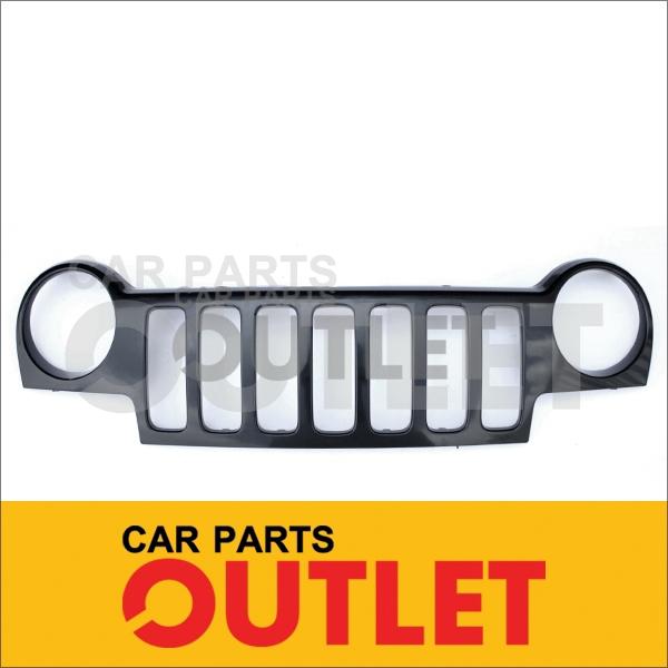 02 03 04 jeep liberty grille outer 2002-2004 renegade 