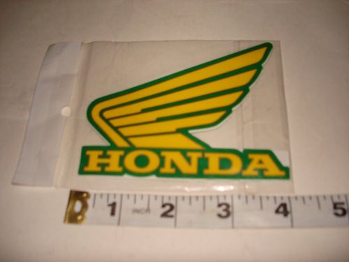 Honda wing  fuel gas tank decal sticker