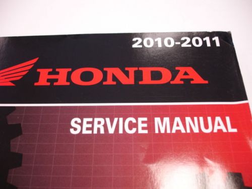 Honda crf250r service manual 2010-2011