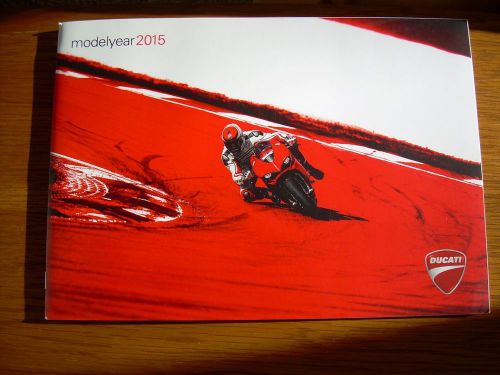 2015 ducati full line motorcycle brochure