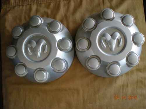 Dodge ram truck 2500 8 lug  wheel center caps pair