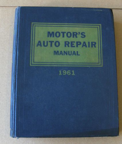 1961 motor&#039;s manual - covers 1953 - 1961