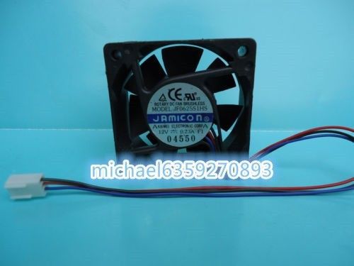 Jamicon fan jf0625s1hs 12v 0.23a 60*60*25mm 3pin mic04