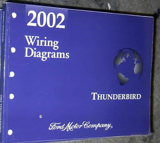 2002 ford thunderbird factory wiring diagrams manual