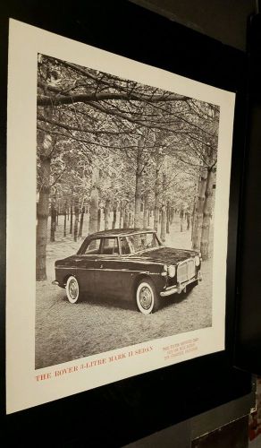 Vintage  rover 3- litre mark ii sedan brochure