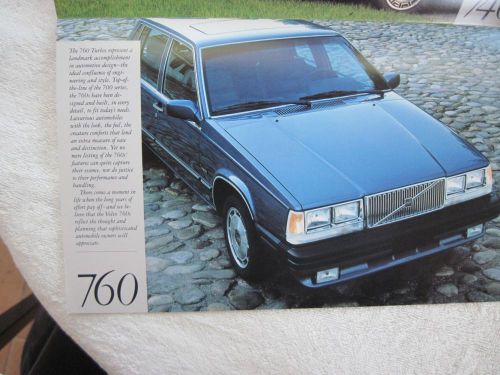 Volvo brochure 1986? good color shots-take a look