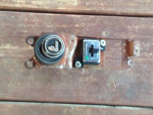 70-81 firebird trans am original defog defrost switch / brace