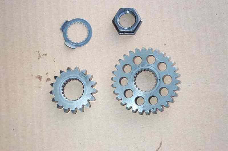 2004 yamaha wr250f crankshaft primary crank gears yz wr 250f yzf 2001-2008