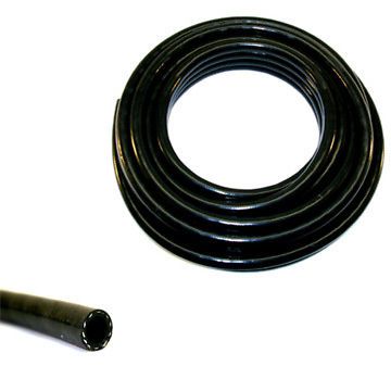 0.625&#034; (16mm) reinforced silicone heater hose black (per foot (305mm))
