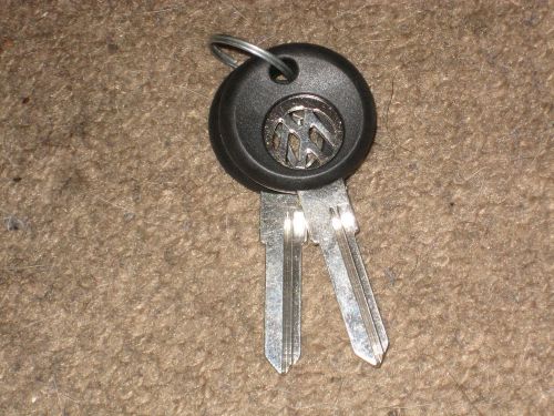 Volkswagen keys 412 dasher rabbit golf van 411 gti uncut blank key pair vw parts