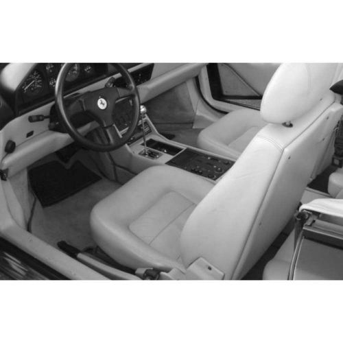 Ferrari mondial cabriolet, &#039;88-&#039;93, creme beige feintuft velour carpet set