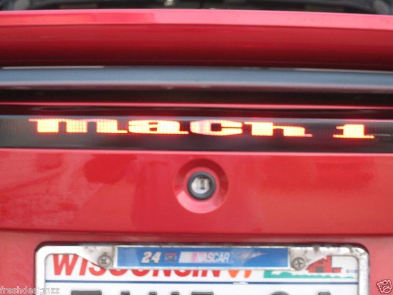 Ford mustang 3rd brake light decal overlay 03 04 mach 1