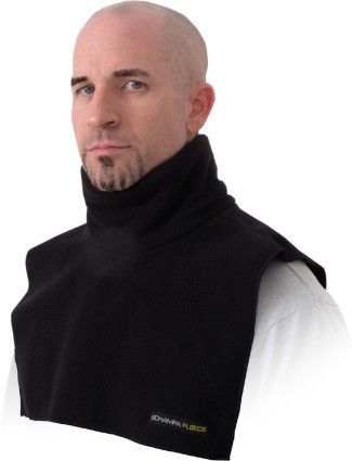 Schampa adult black fleece short neck dickies neck warmer