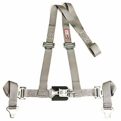 Rjs 2&#034; off-road harness, latch &amp; link, floor mount, racing safety