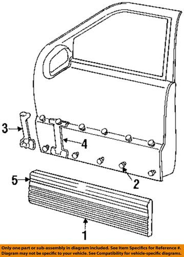 Jeep oem 55294783 fender-lower cladding clip