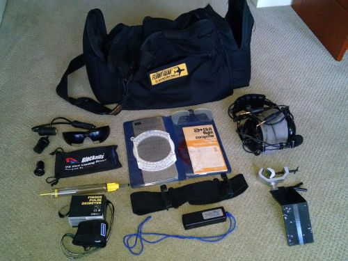 Flight equipment：asa headset，flight bag，etc