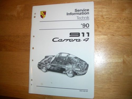 Porsche service information technik 964 c4 1990 c4 technical introduction manual