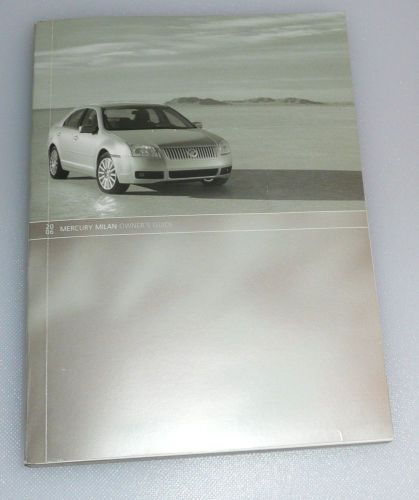 2006 06 mercury milan factory owners manual only