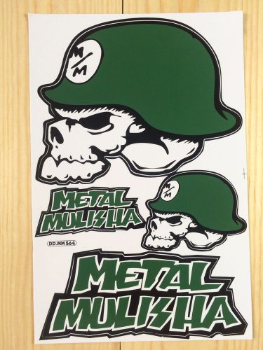 Metal mulisha racing athlete decals:offset printed