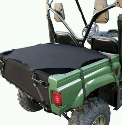 New utv side by side cargo bed cover quadgear ranger rhino prowler black atv box