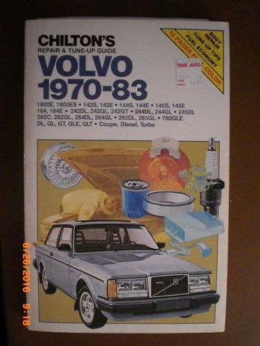 Volvo - car repair manual - 1970-83 chilton 7040 coupe, diesel, turbo