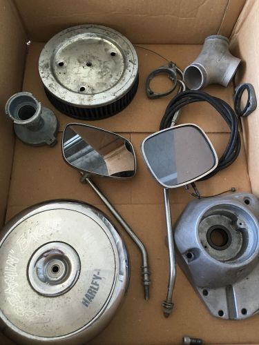 Harley davidson screamin eagle parts lot mirrors air intake cover lines &amp; more