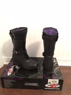 Ladies joe rocket riding boots size 7