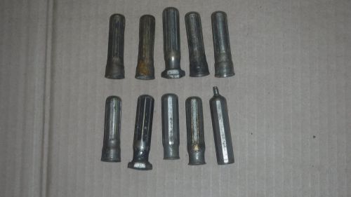 Antique auto truck schrader valve stem cover lot