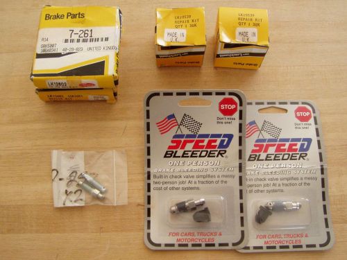 Mgb disc brake caliper kit nos lockheed kits with ss caliper speed bleeders