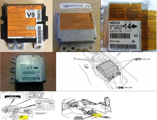 All nissan srs airbag control ecu reset and reprogramming after crash