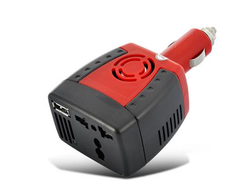 12v dc to 110v ac 5v usb port 150w adapter car power inverter phone charger