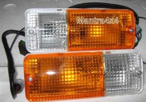 Suzuki sj410 sj413 sierra drover samurai front bumper parking light lamp lh rh